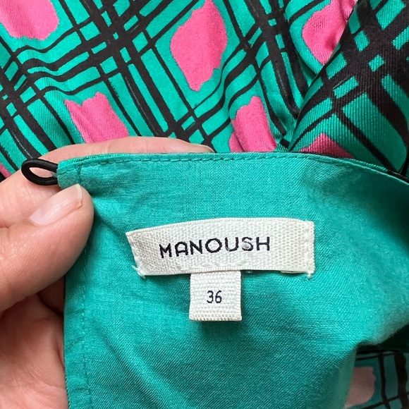 Manoush Arty Tartan SILK shift dress - Picture 11 of 15